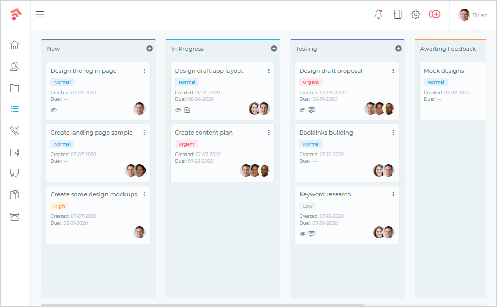 Task Management Interface